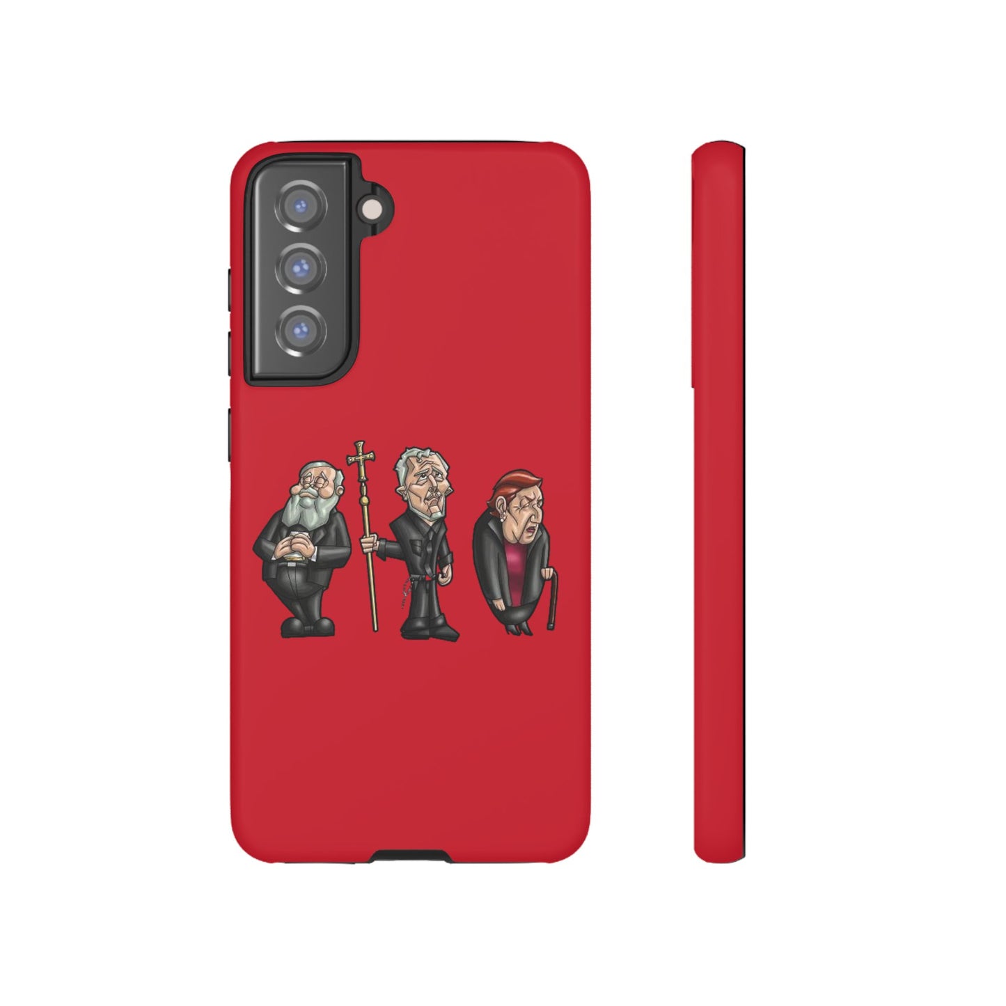 Initiators Cartoon Samsung Galaxy's Red Tough Cases