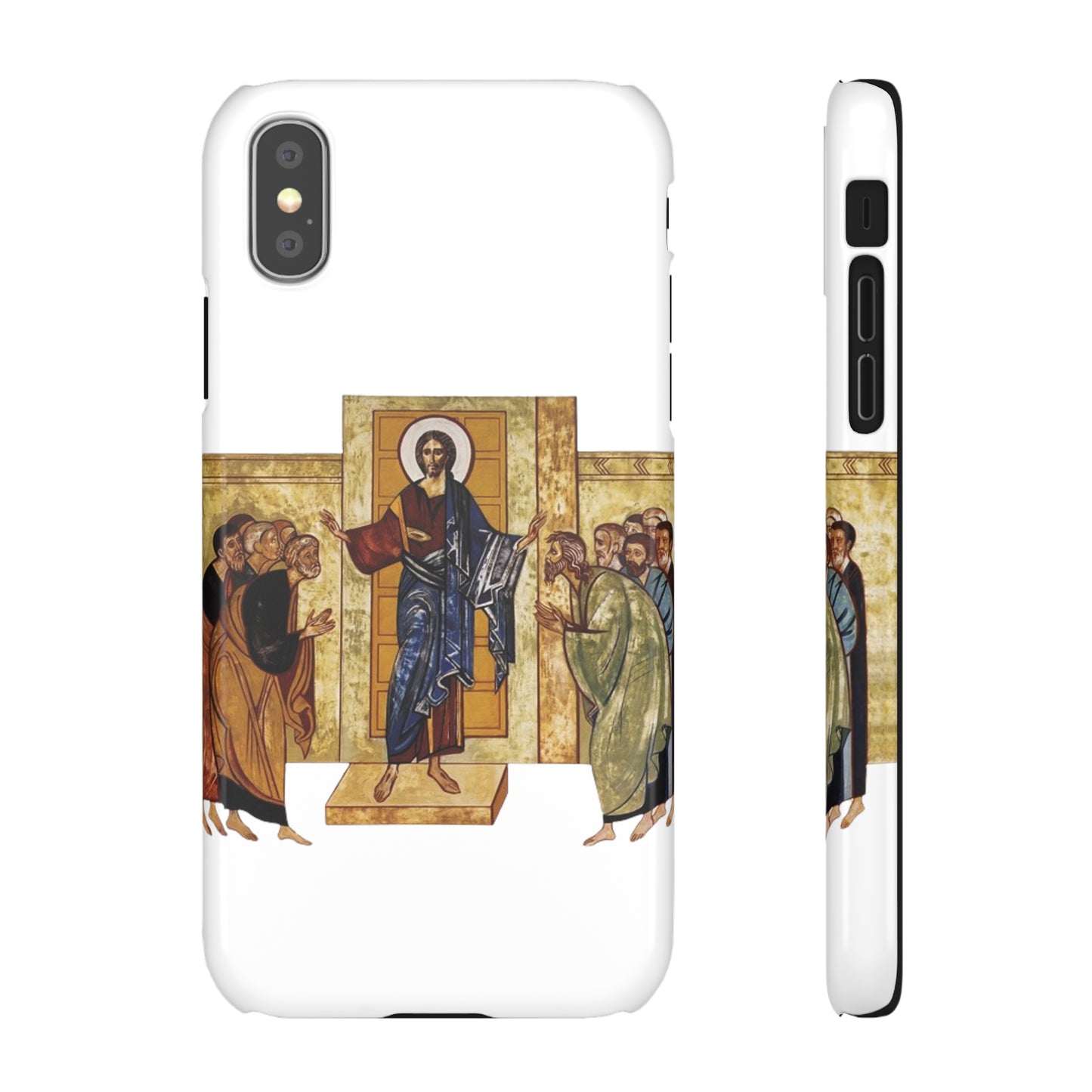 Apparition to the Disciples iPhone's Snap Cases (White)