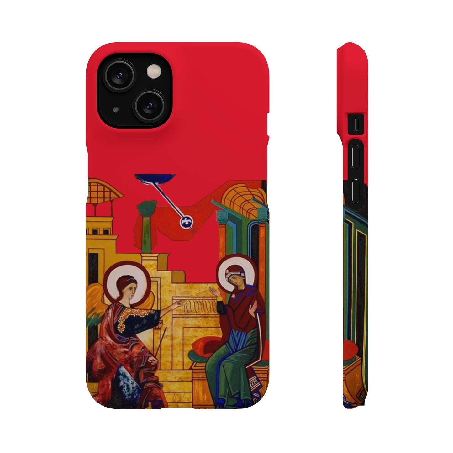 Annunciation Iphone's Snap Cases (Red)