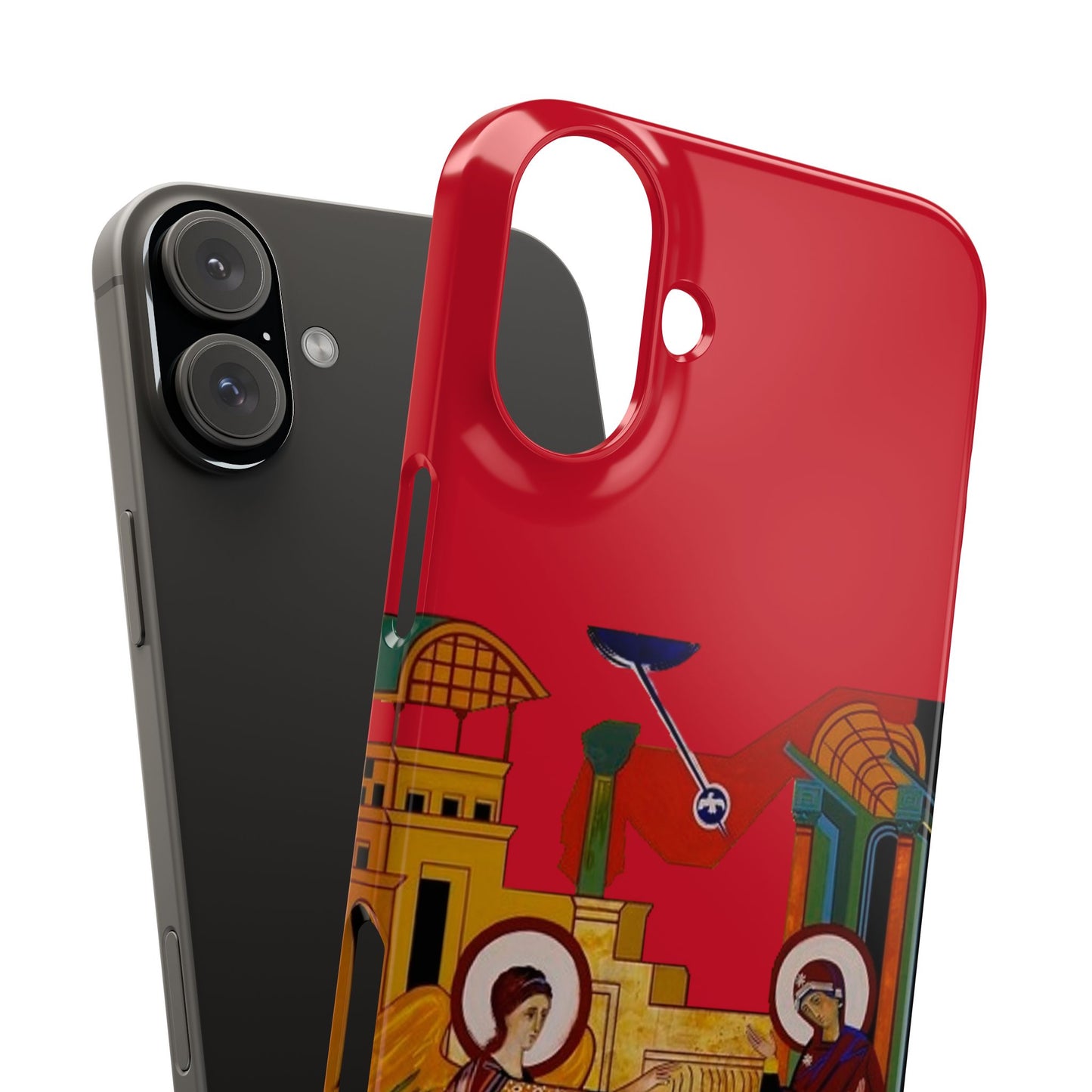 Annunciation Iphone's Snap Cases (Red)