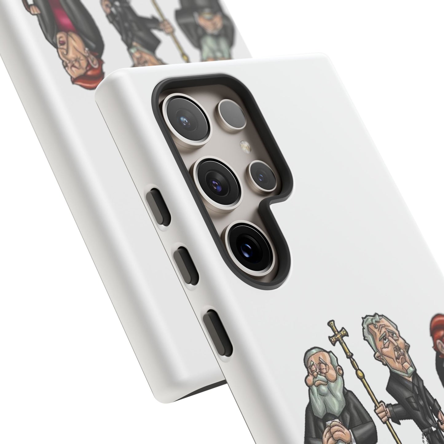 Initiators Cartoon Samsung Galaxy's white Tough Cases