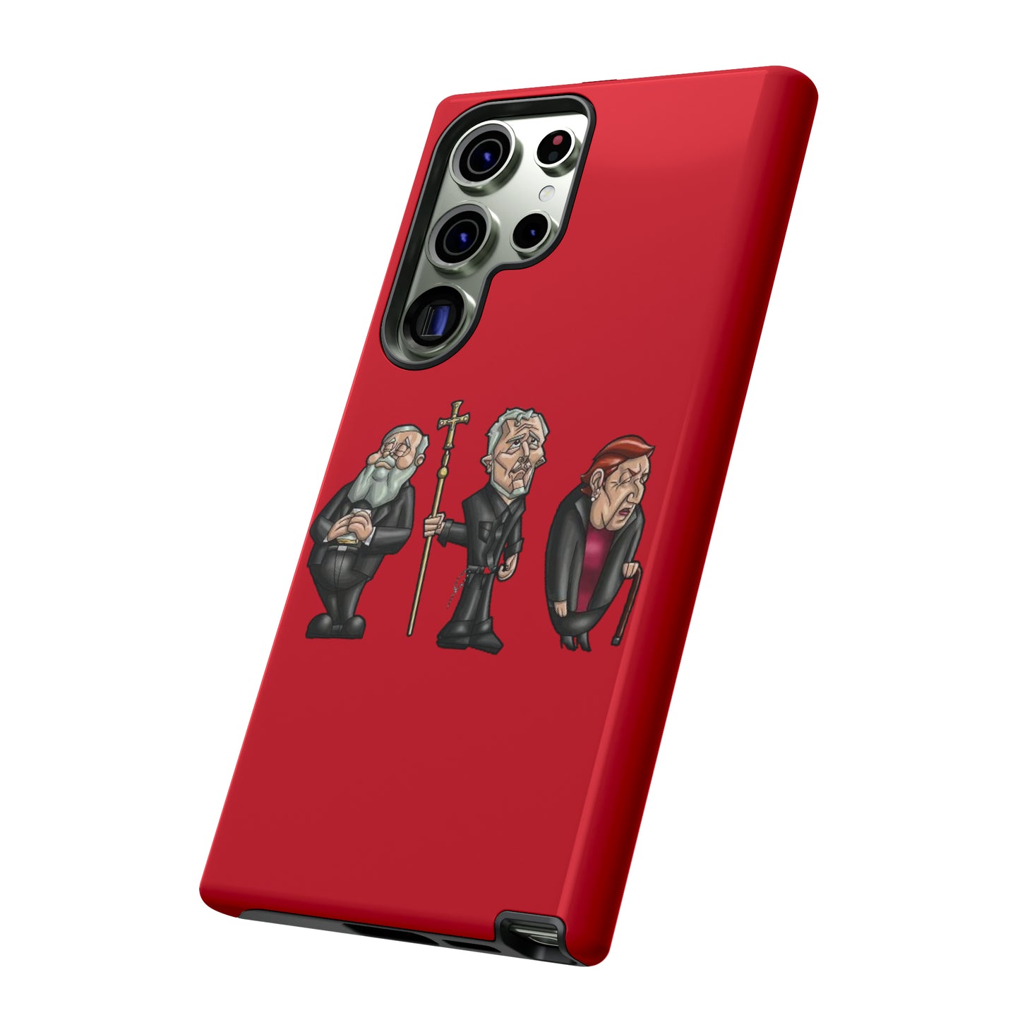 Initiators Cartoon Samsung Galaxy's Red Tough Cases