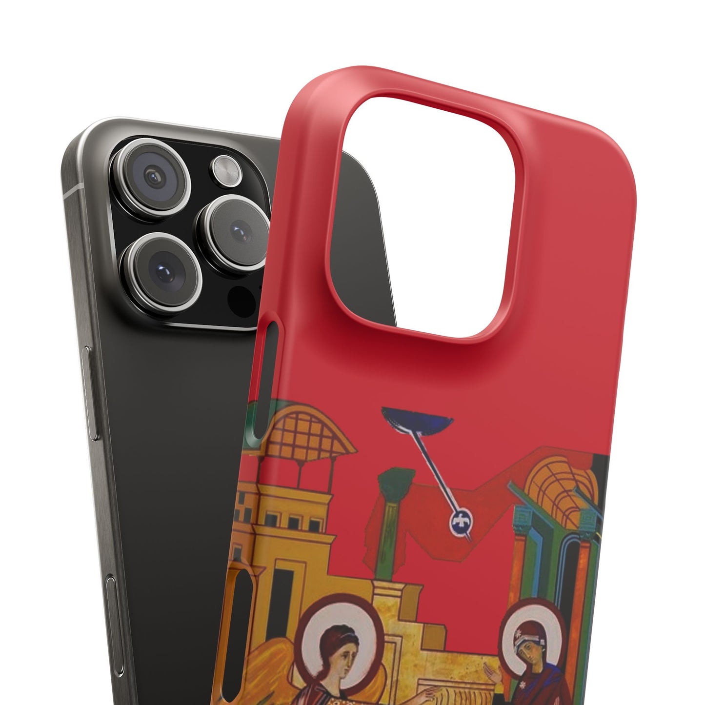 Annunciation Iphone's Snap Cases (Red)