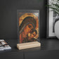 Virgin of the Way Acrylic Sign with Wooden Stand