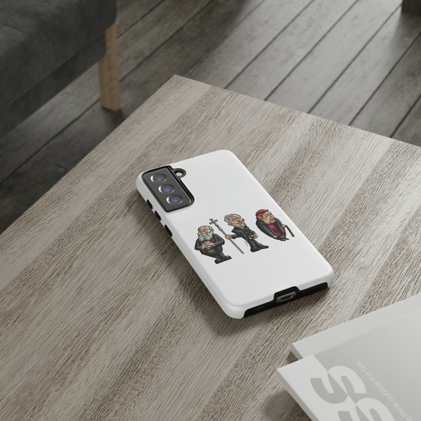 Initiators Cartoon Samsung Galaxy's white Tough Cases