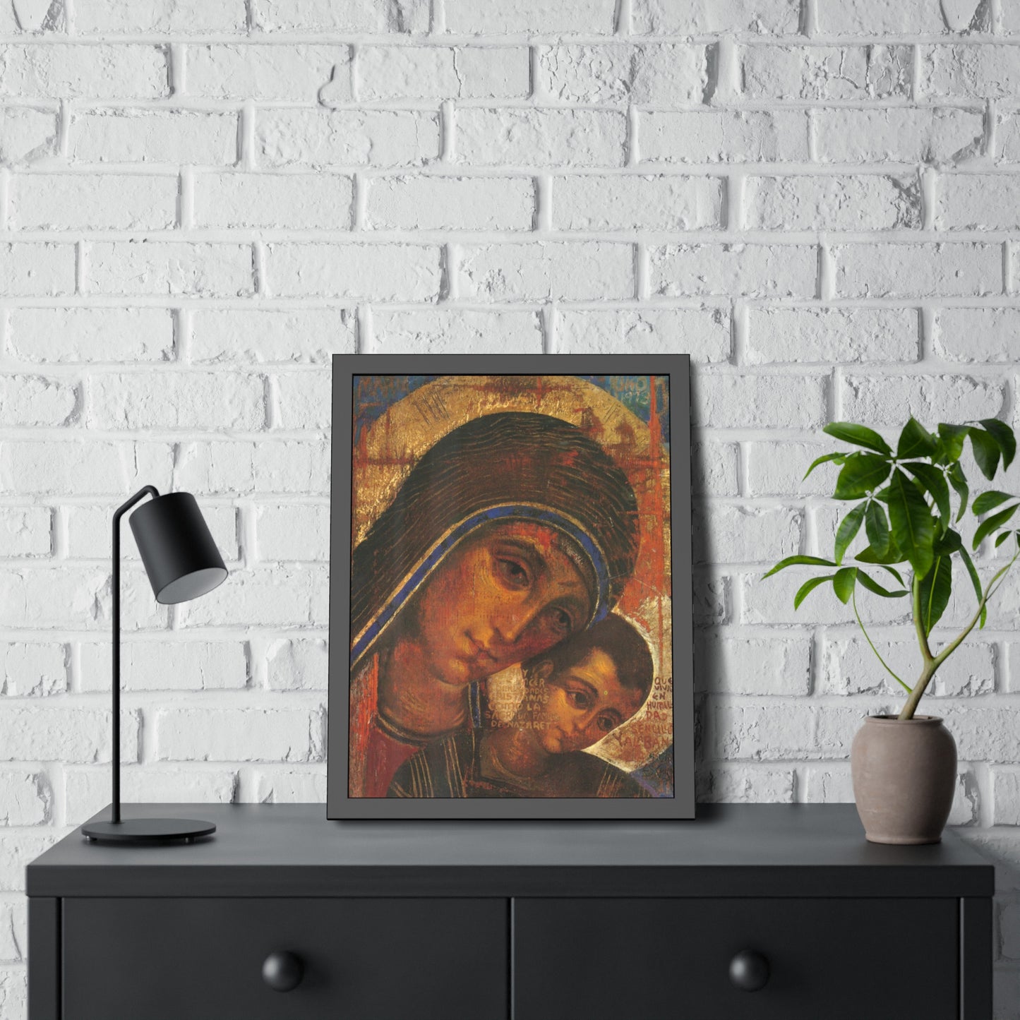 Virgin of the Way Framed Poster