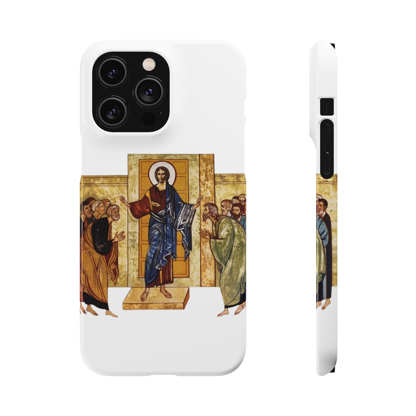 Apparition to the Disciples iPhone's Snap Cases (White)