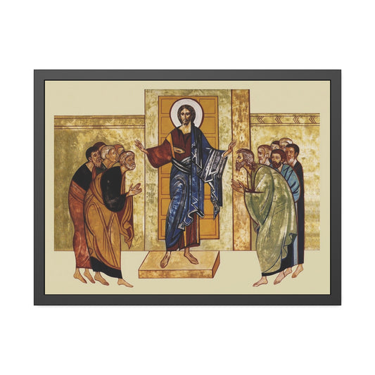 Appearance to the disciples Framed Paper