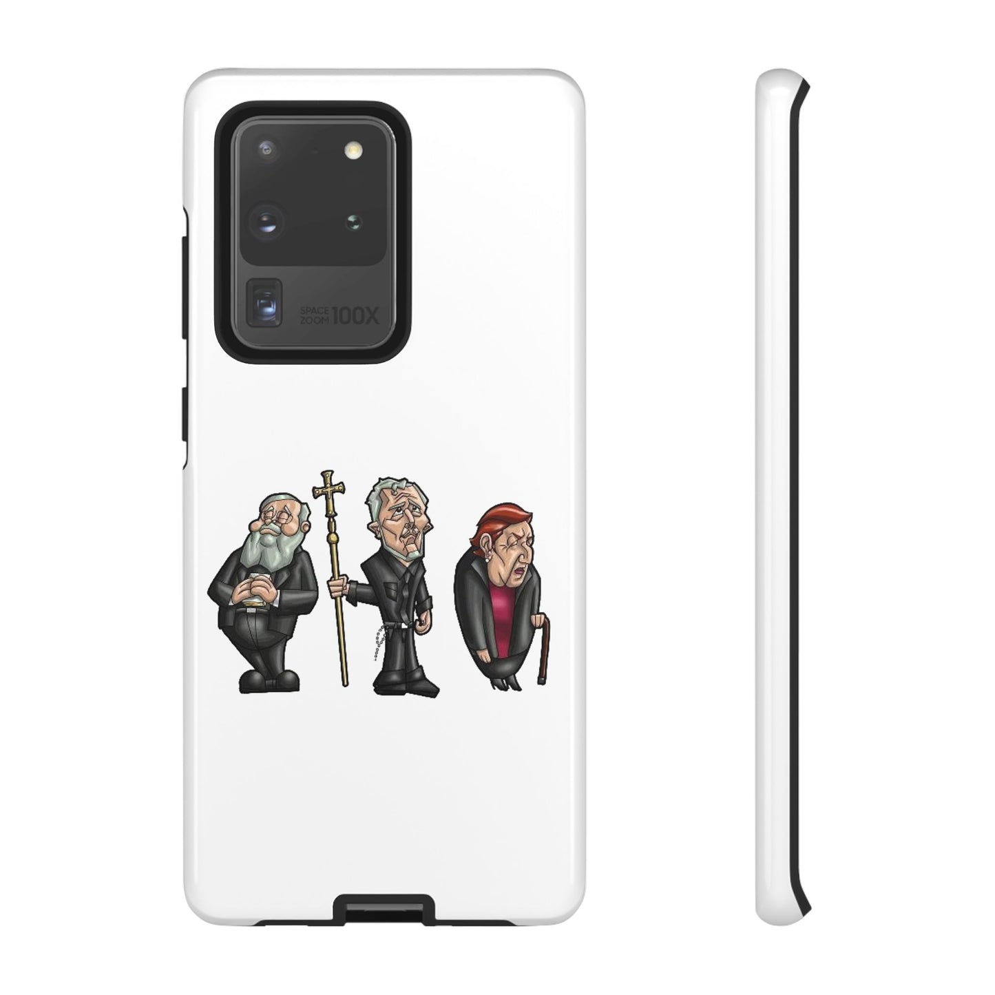 Initiators Cartoon Samsung Galaxy's white Tough Cases