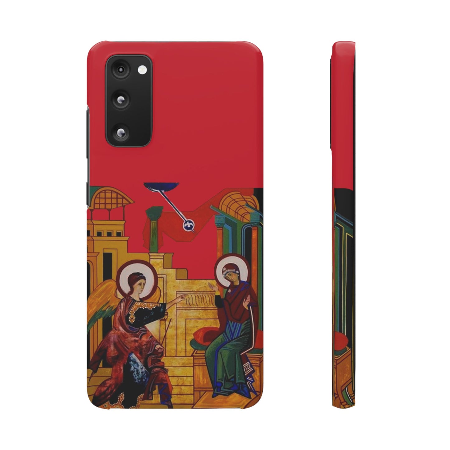 Annunciation Samsung Galaxy's Snap Cases (Red)