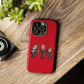 Initiators Cartoon iPhone's Red Tough Cases