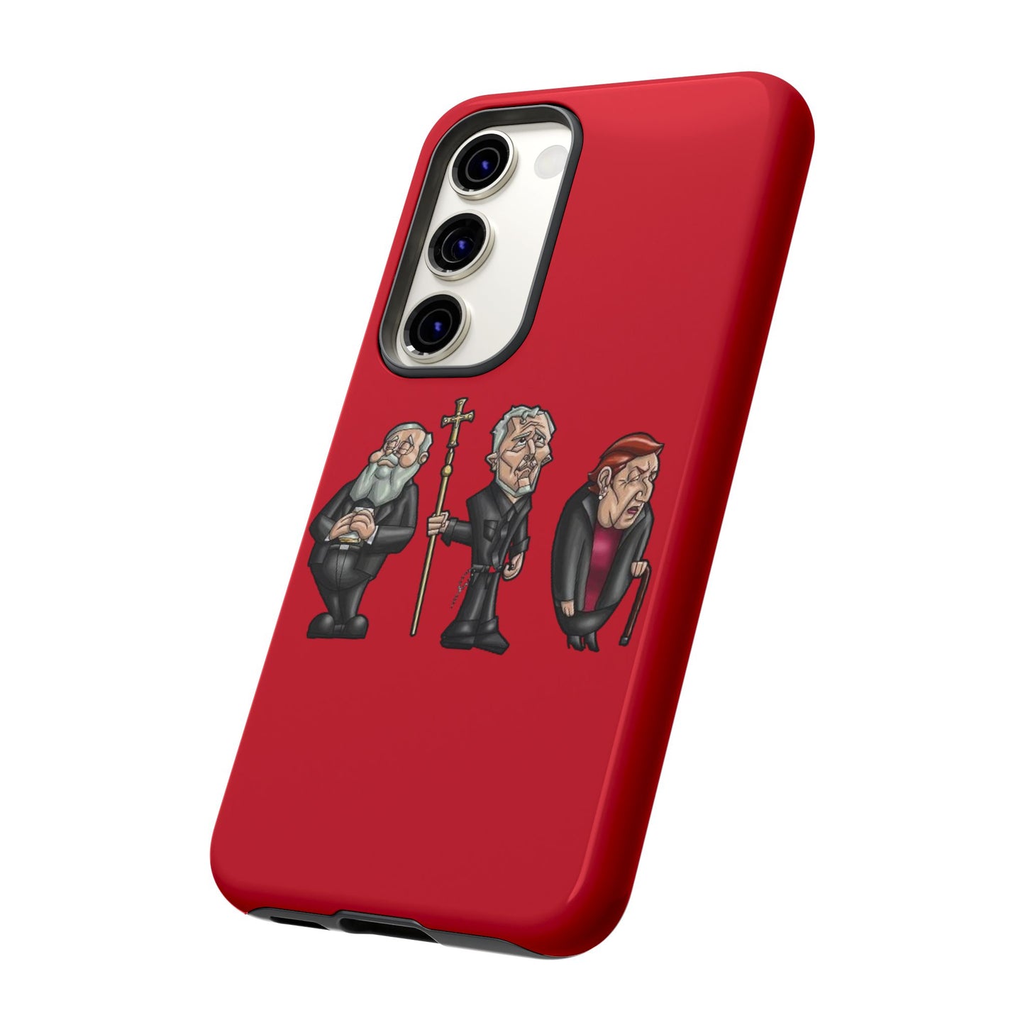 Initiators Cartoon Samsung Galaxy's Red Tough Cases