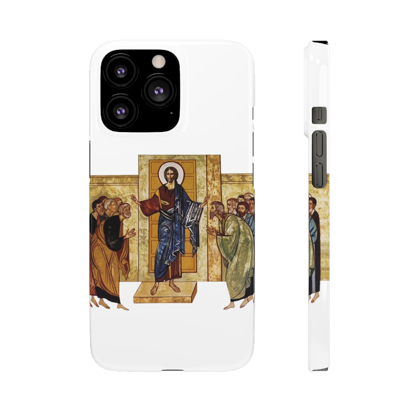 Apparition to the Disciples iPhone's Snap Cases (White)