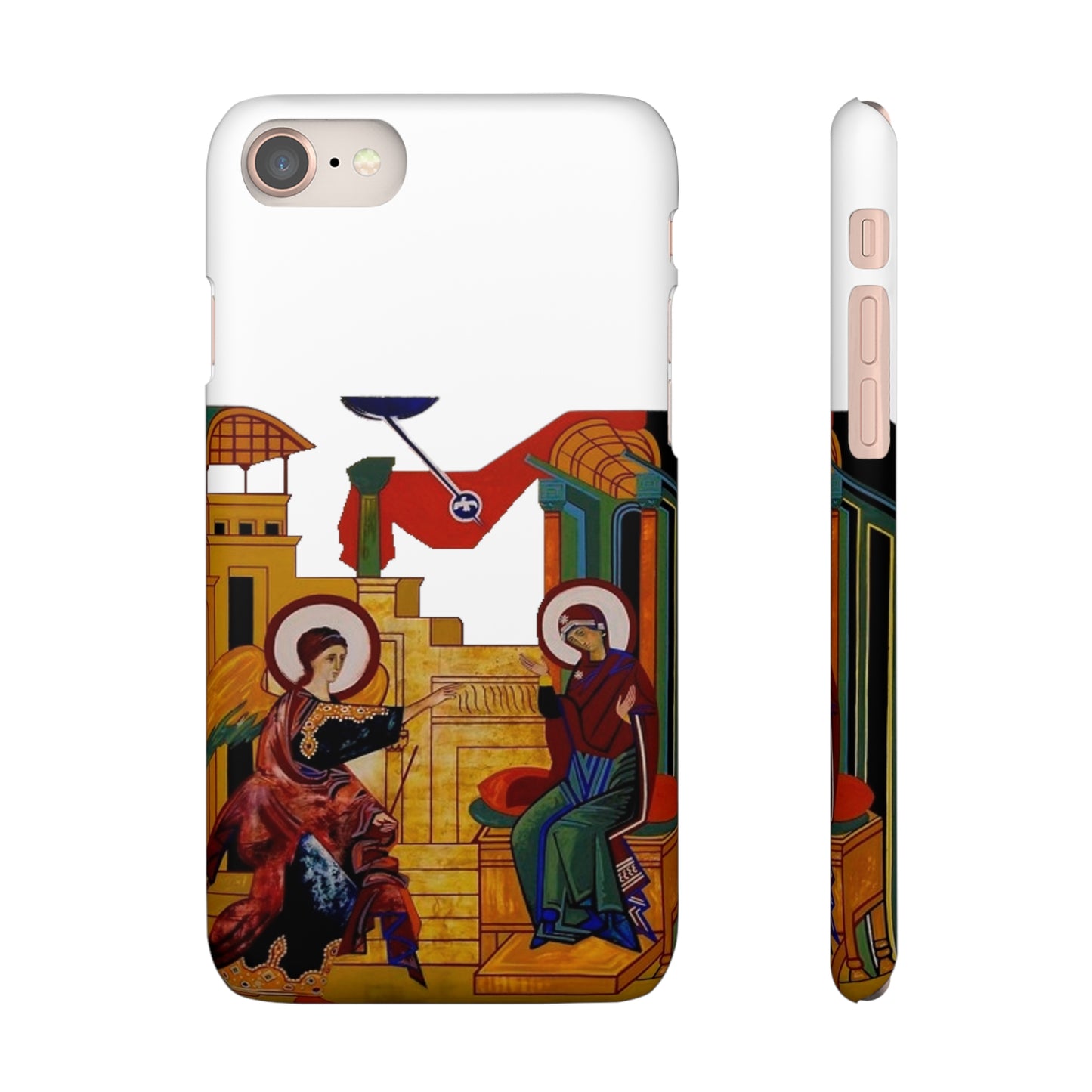 Annunciation Iphone's Snap Cases (White)