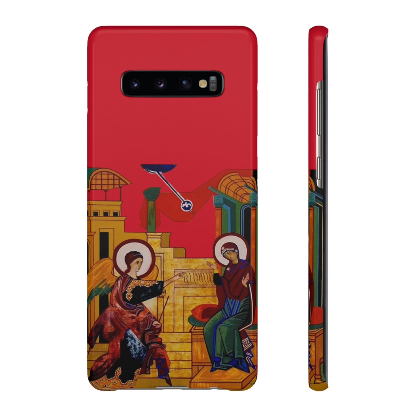 Annunciation Samsung Galaxy's Snap Cases (Red)