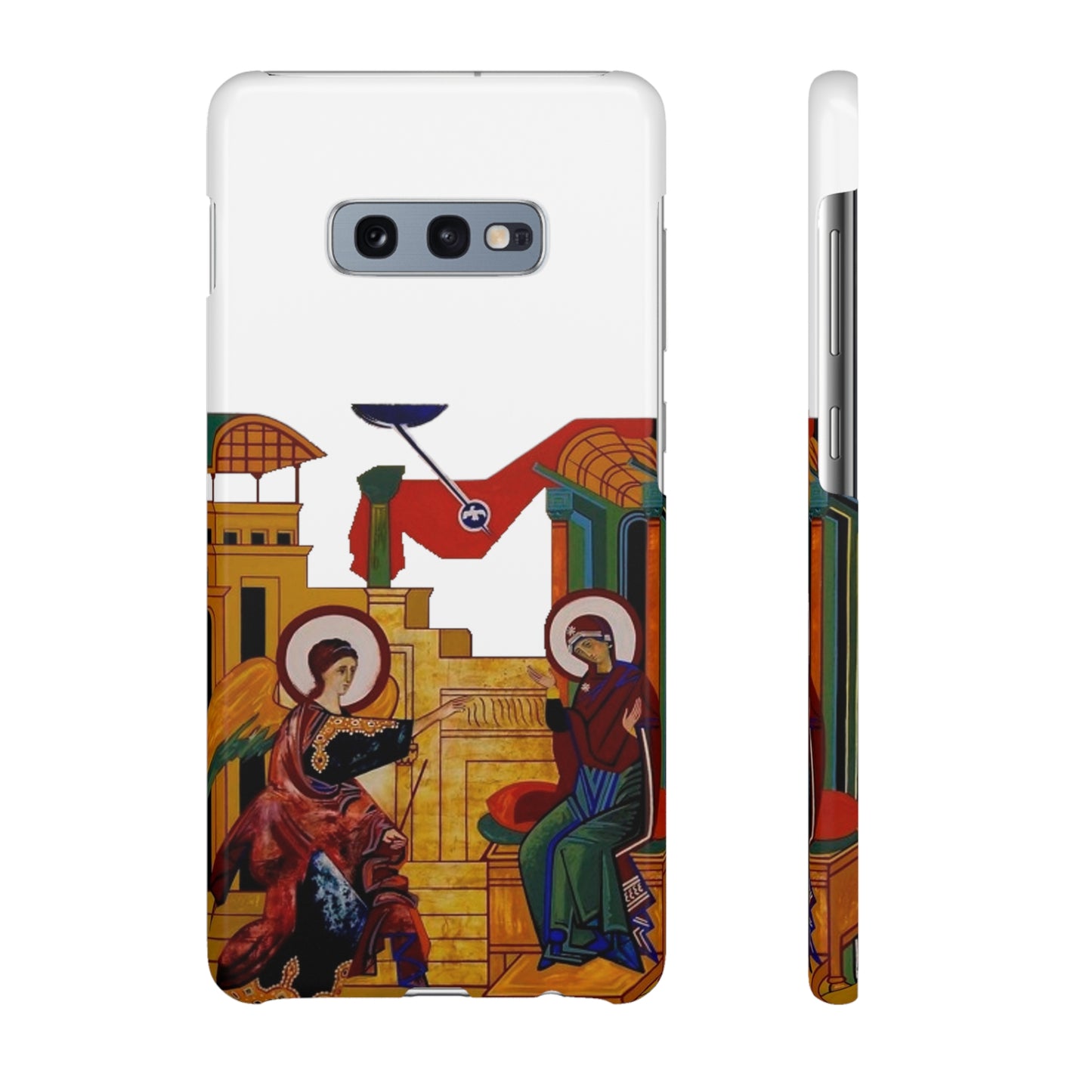 Annunciation Samsung Galaxy's Snap Cases (White)