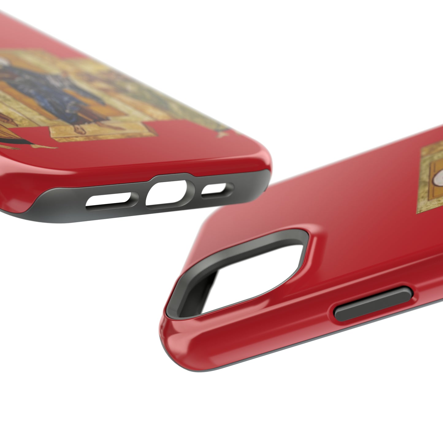 Apparition to the Disciples iPhone's MagSafe Tough Cases (Red)