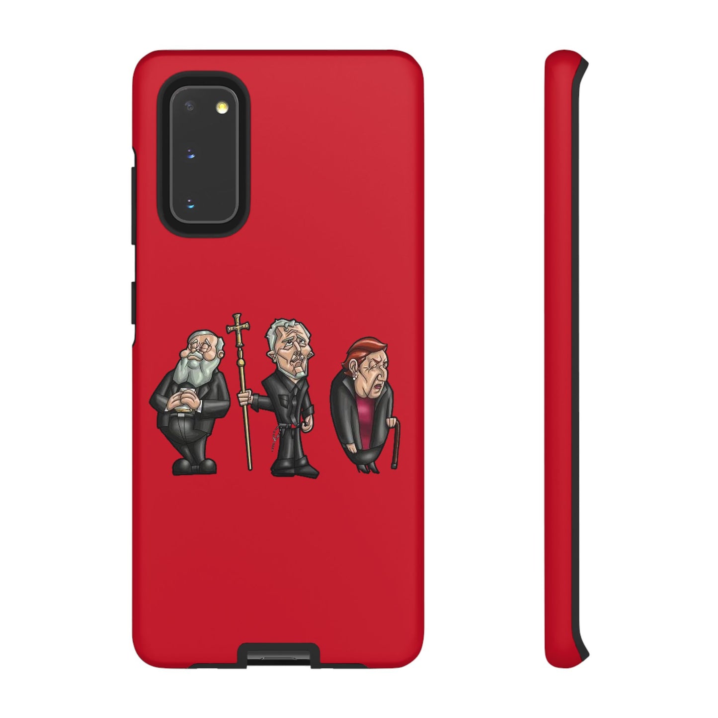 Initiators Cartoon Samsung Galaxy's Red Tough Cases