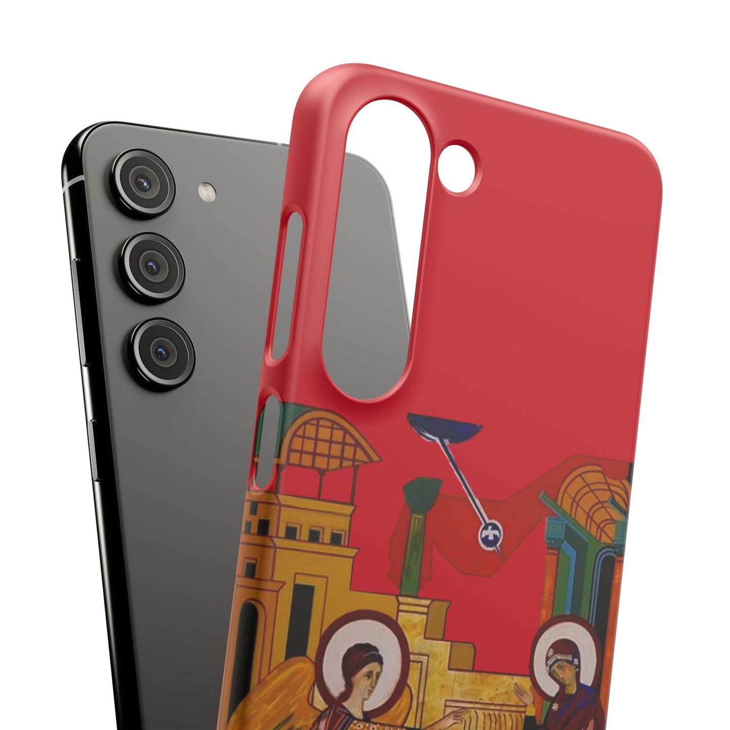 Annunciation Samsung Galaxy's Snap Cases (Red)