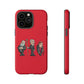 Initiators Cartoon iPhone's Red Tough Cases