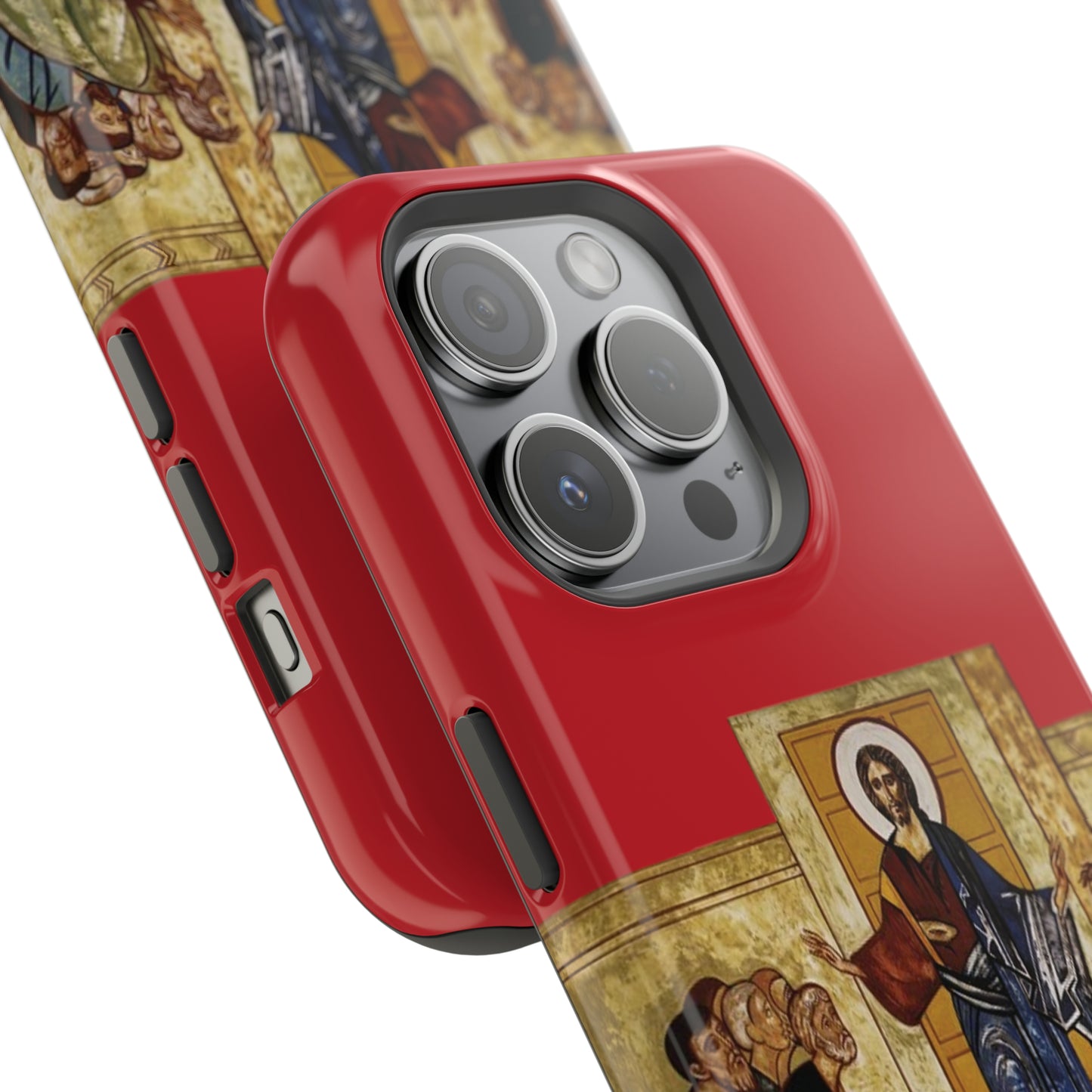 Apparition to the Disciples iPhone's MagSafe Tough Cases (Red)