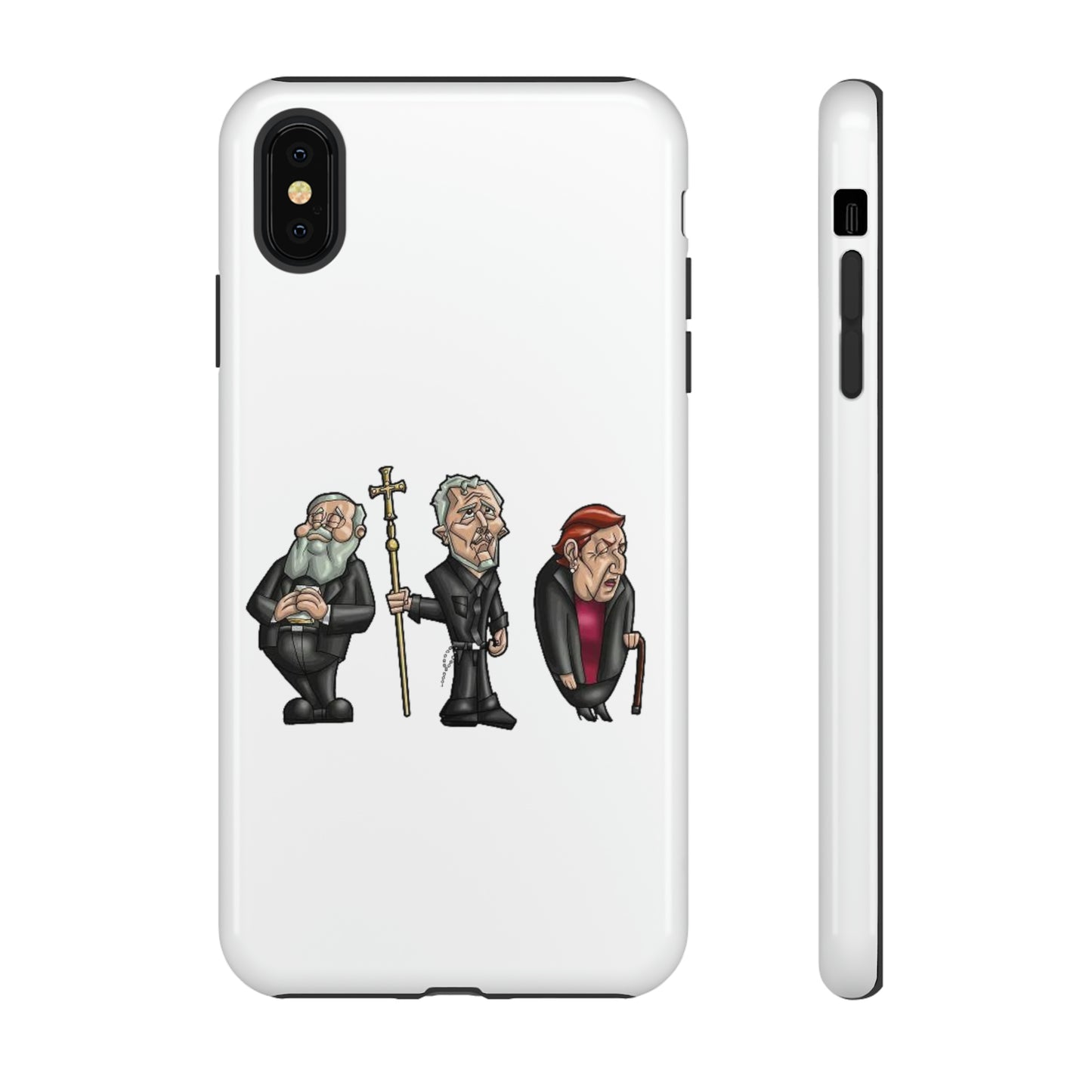 Initiators Cartoon iPhone's white Tough Cases