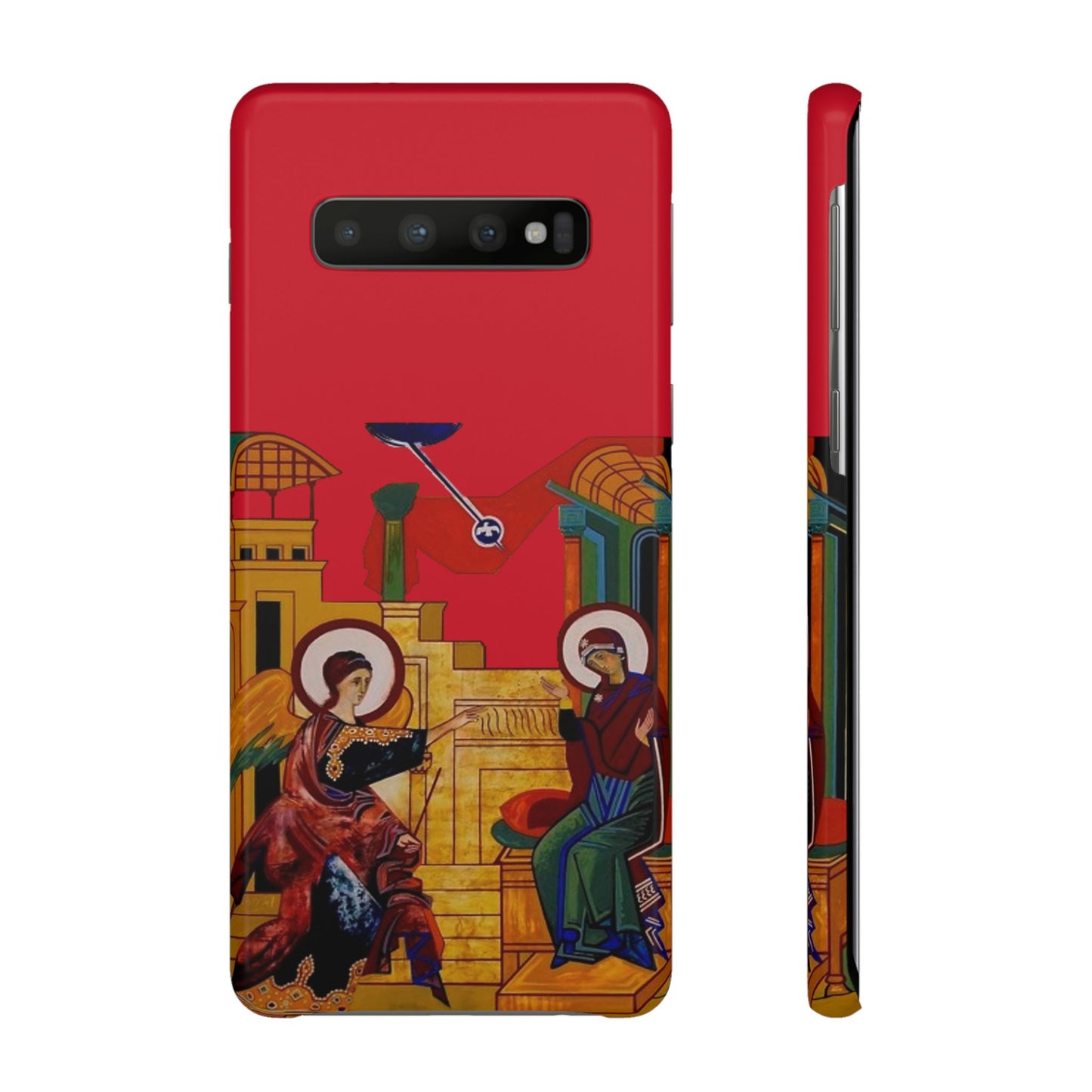 Annunciation Samsung Galaxy's Snap Cases (Red)