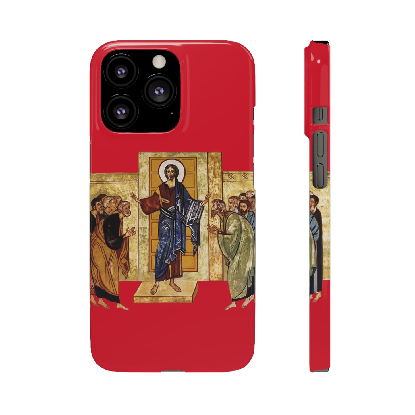 Apparition to the Disciples iPhone's Snap Cases (Red)