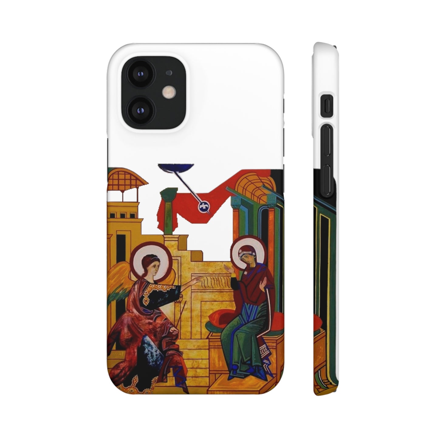 Annunciation Iphone's Snap Cases (White)