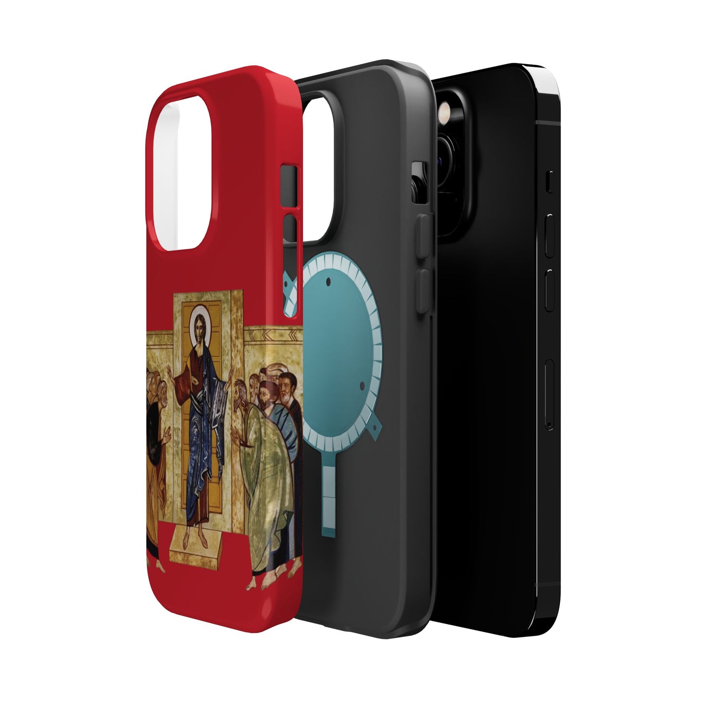 Apparition to the Disciples iPhone's MagSafe Tough Cases (Red)