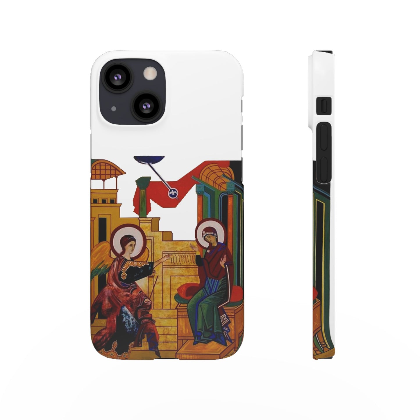 Annunciation Iphone's Snap Cases (White)