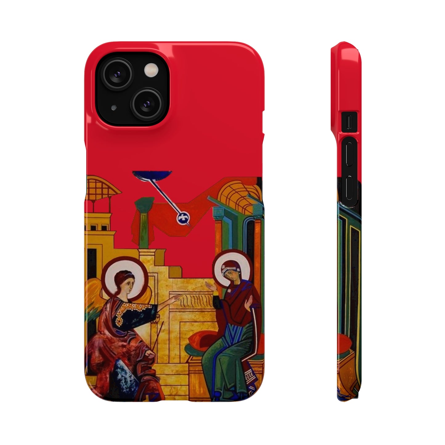 Annunciation Iphone's Snap Cases (Red)