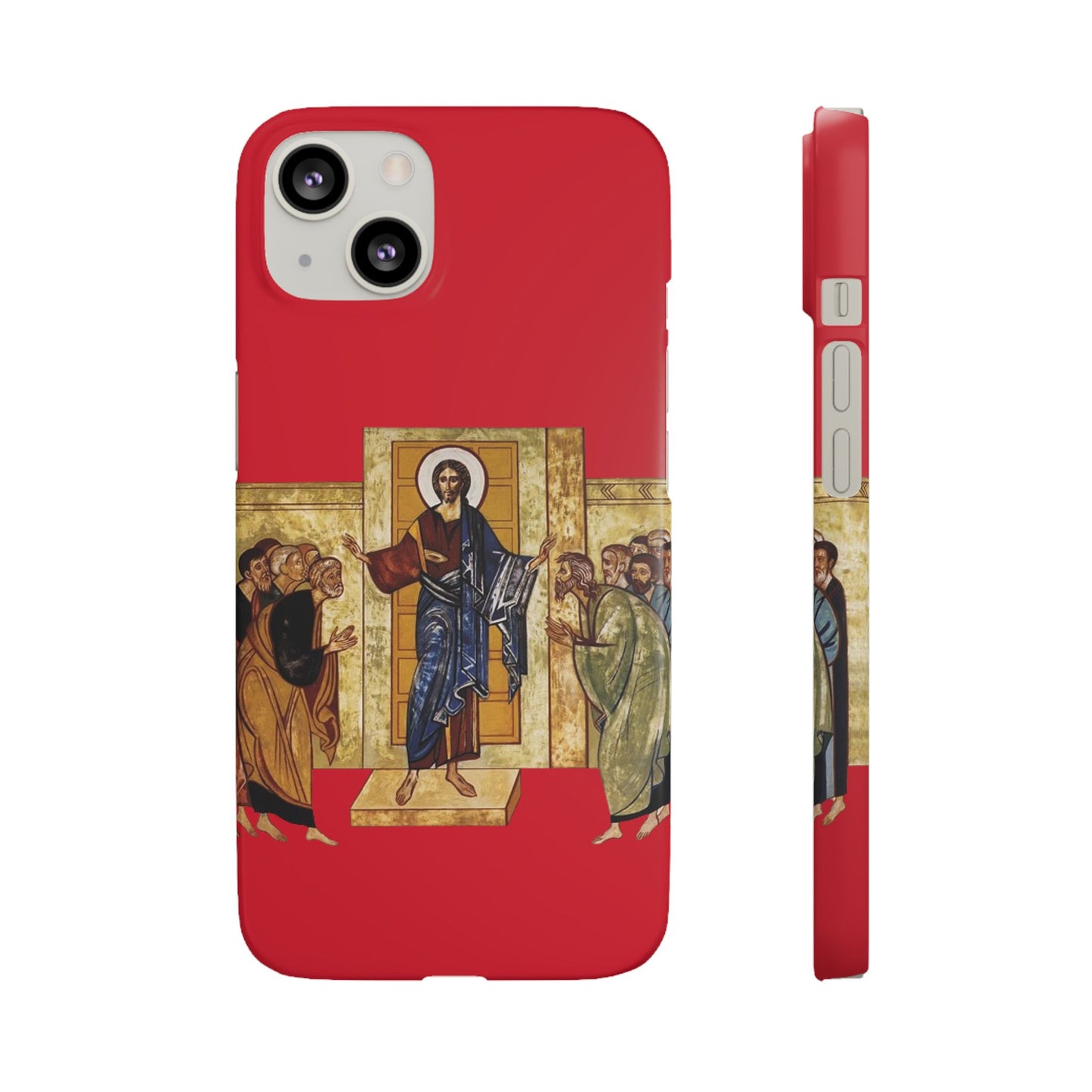 Apparition to the Disciples iPhone's Snap Cases (Red)