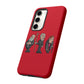 Initiators Cartoon Samsung Galaxy's Red Tough Cases