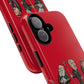 Initiators Cartoon iPhone's Red Tough Cases