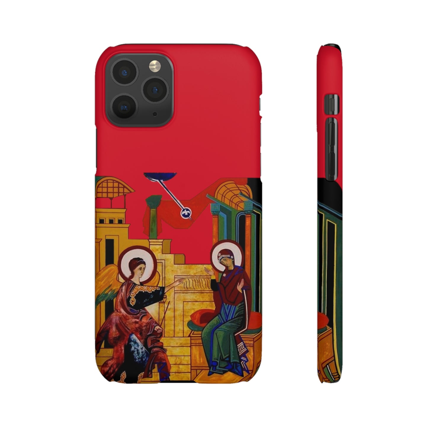 Annunciation Iphone's Snap Cases (Red)