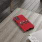 Initiators Cartoon Samsung Galaxy's Red Tough Cases