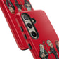 Initiators Cartoon Samsung Galaxy's Red Tough Cases