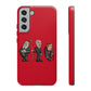 Initiators Cartoon Samsung Galaxy's Red Tough Cases