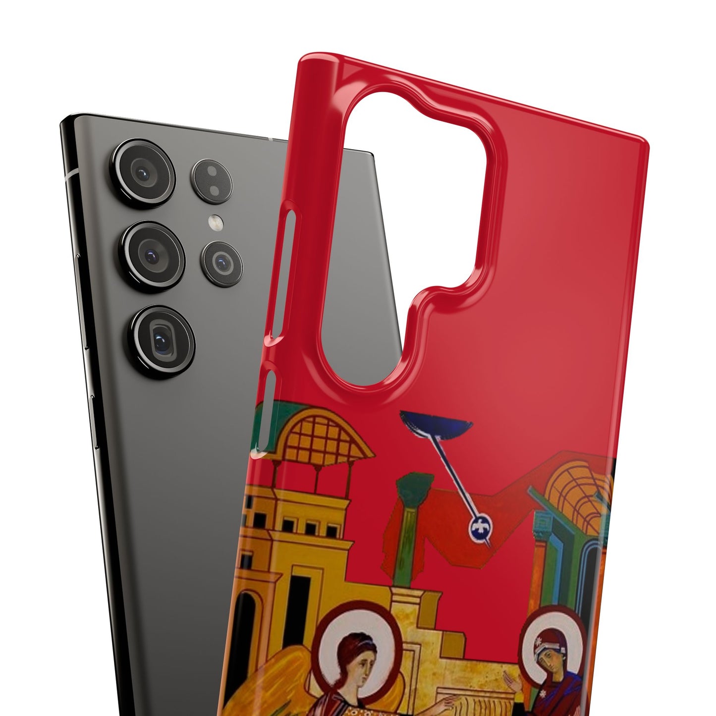 Annunciation Samsung Galaxy's Snap Cases (Red)