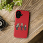 Initiators Cartoon iPhone's Red Tough Cases