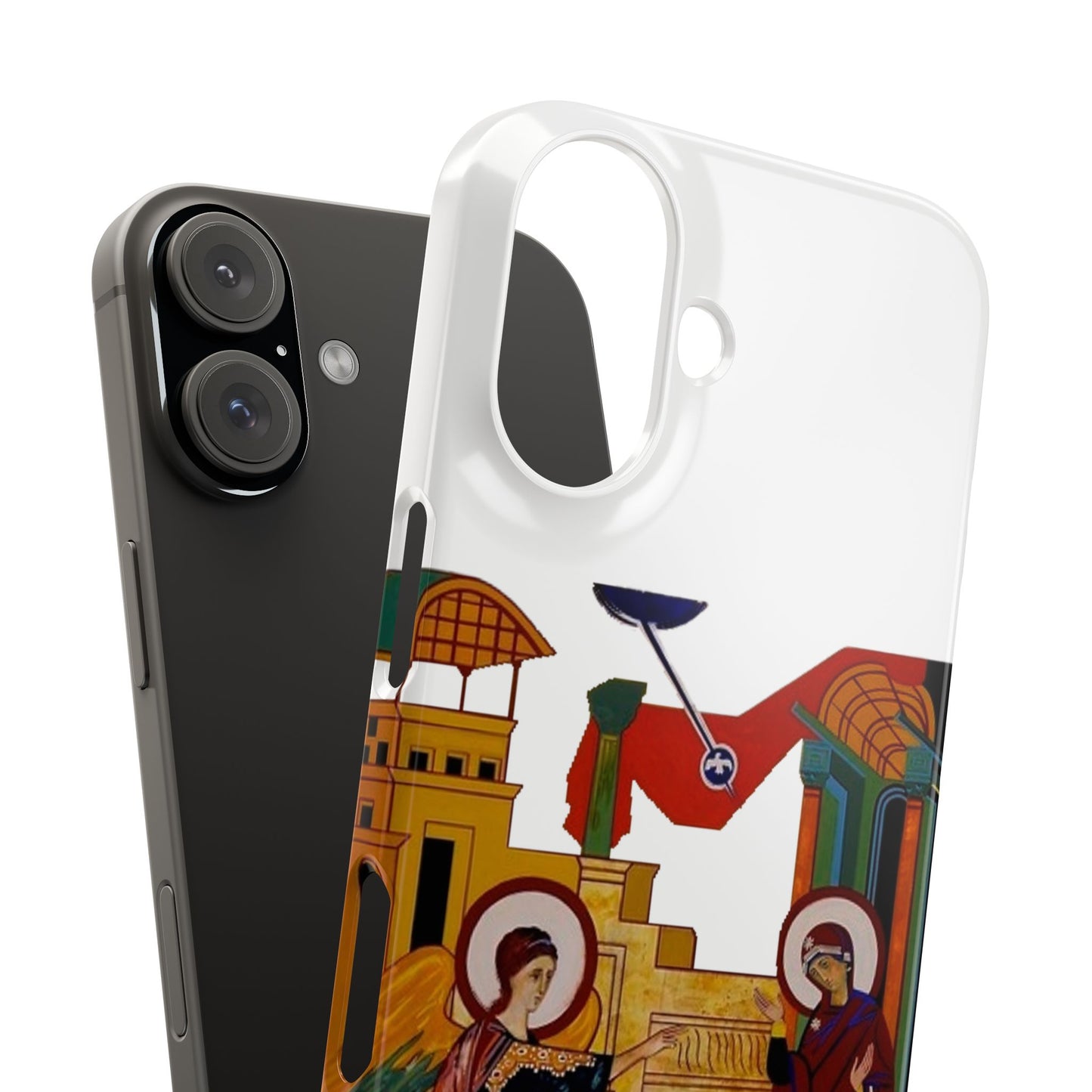 Annunciation Iphone's Snap Cases (White)