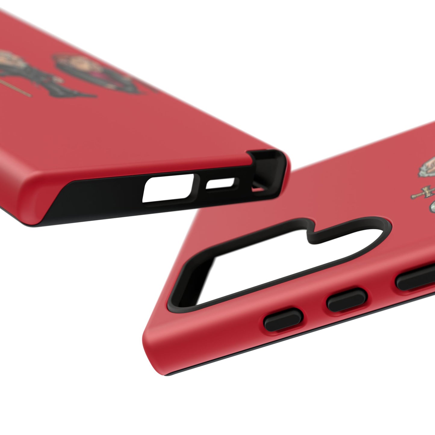 Initiators Cartoon Samsung Galaxy's Red Tough Cases