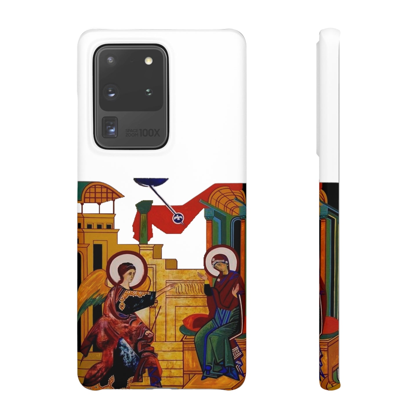 Annunciation Samsung Galaxy's Snap Cases (White)