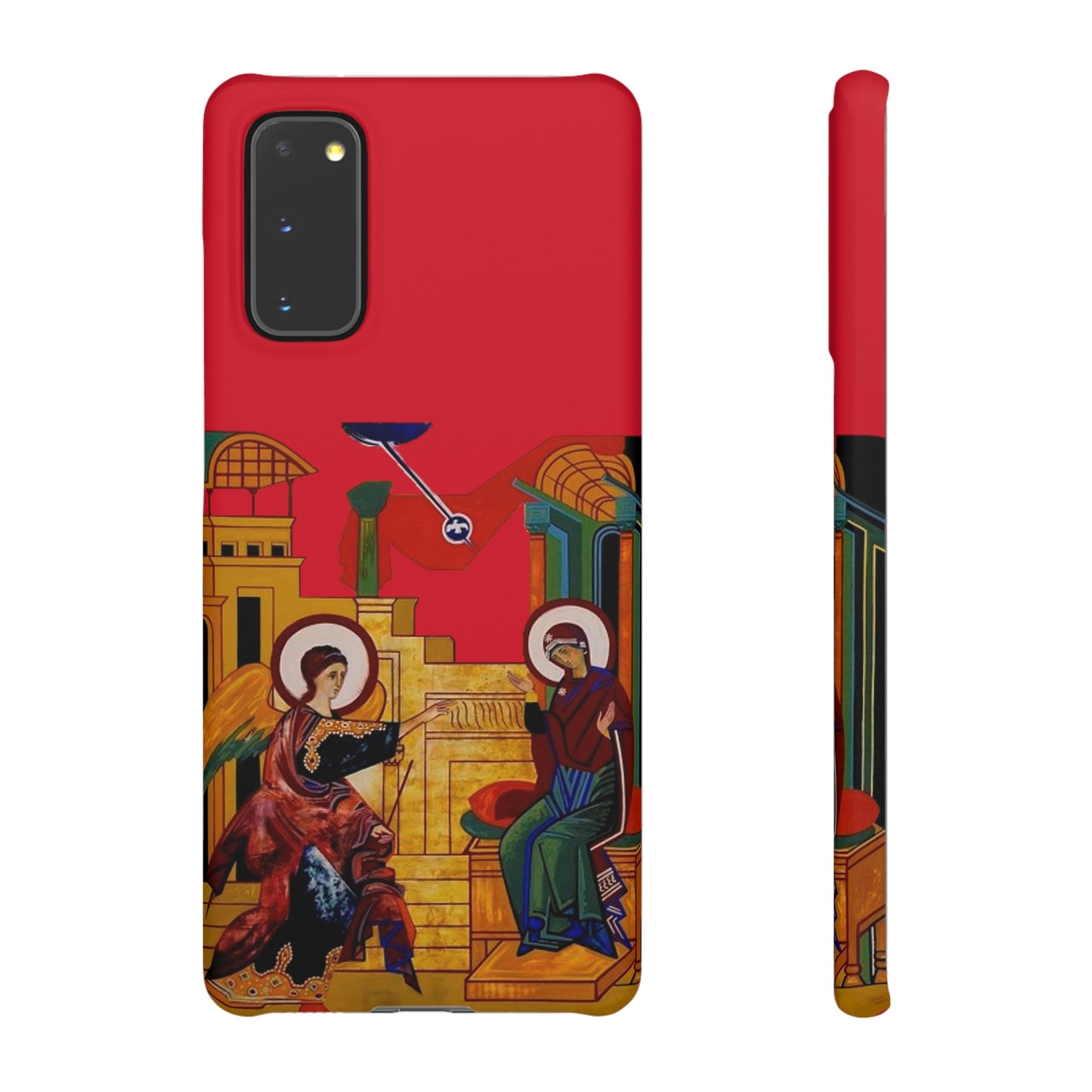 Annunciation Samsung Galaxy's Snap Cases (Red)