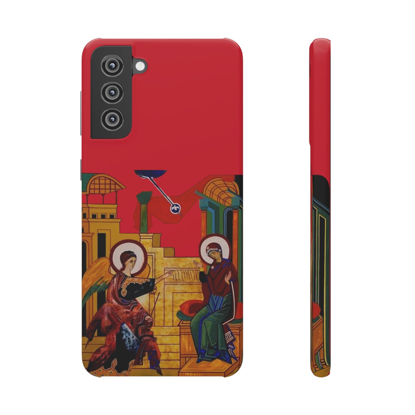 Annunciation Samsung Galaxy's Snap Cases (Red)