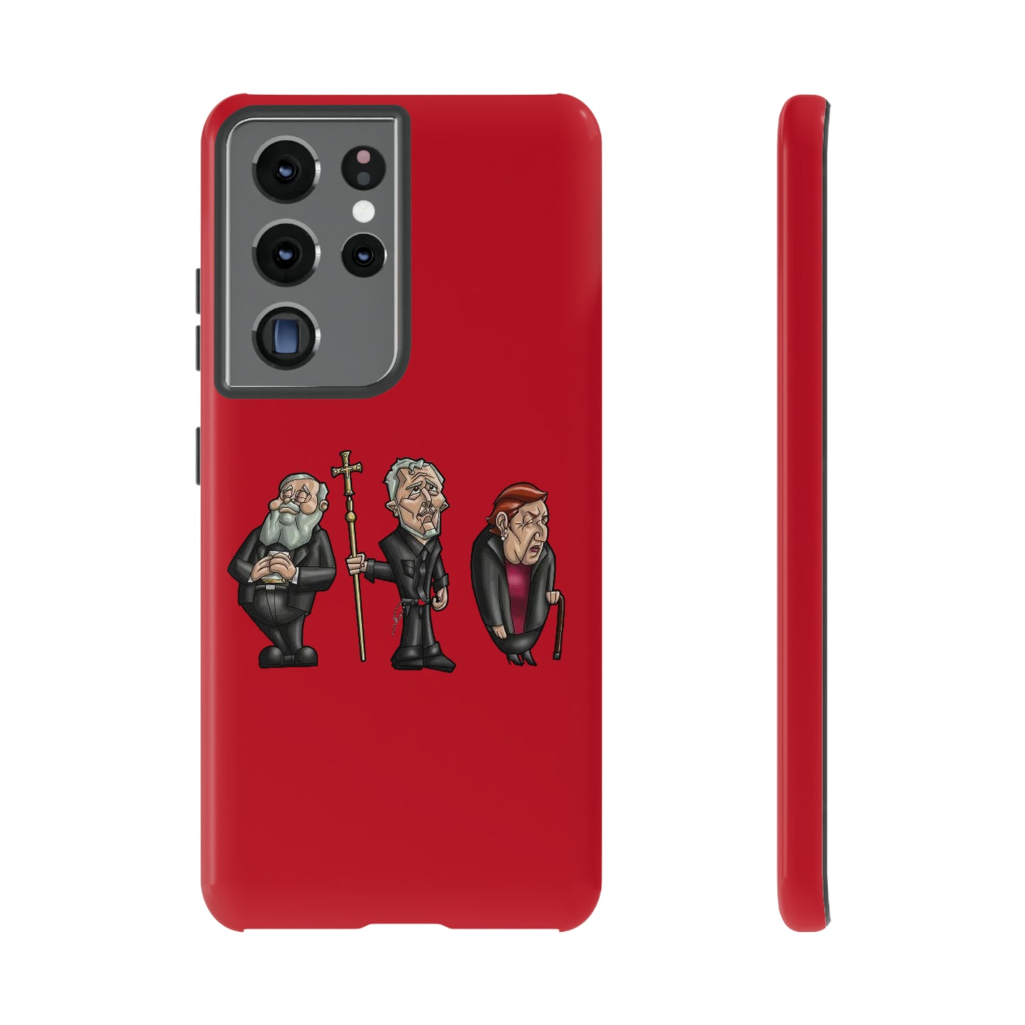 Initiators Cartoon Samsung Galaxy's Red Tough Cases