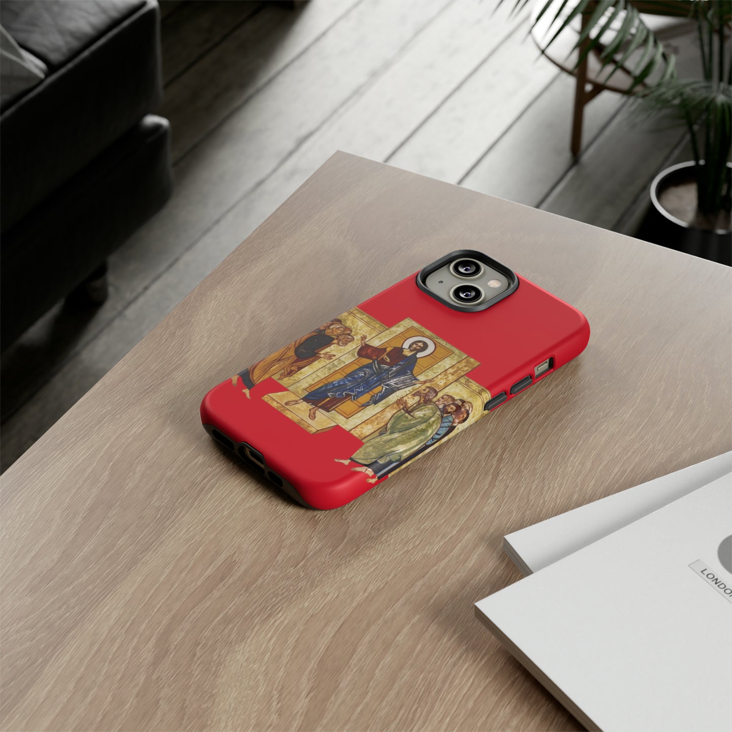 Apparition to the Disciples iPhone's Tough Cases (Red)