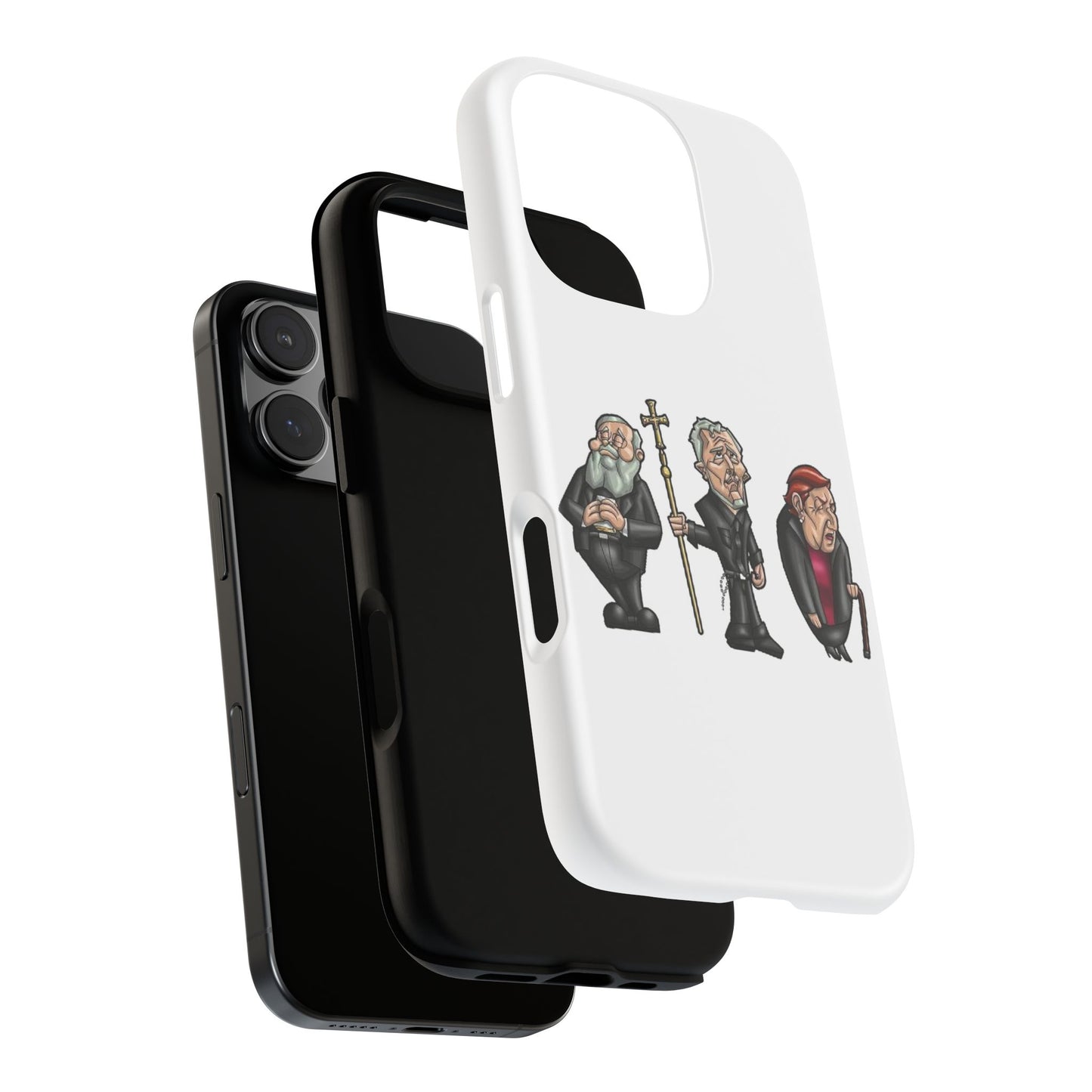 Initiators Cartoon iPhone's white Tough Cases