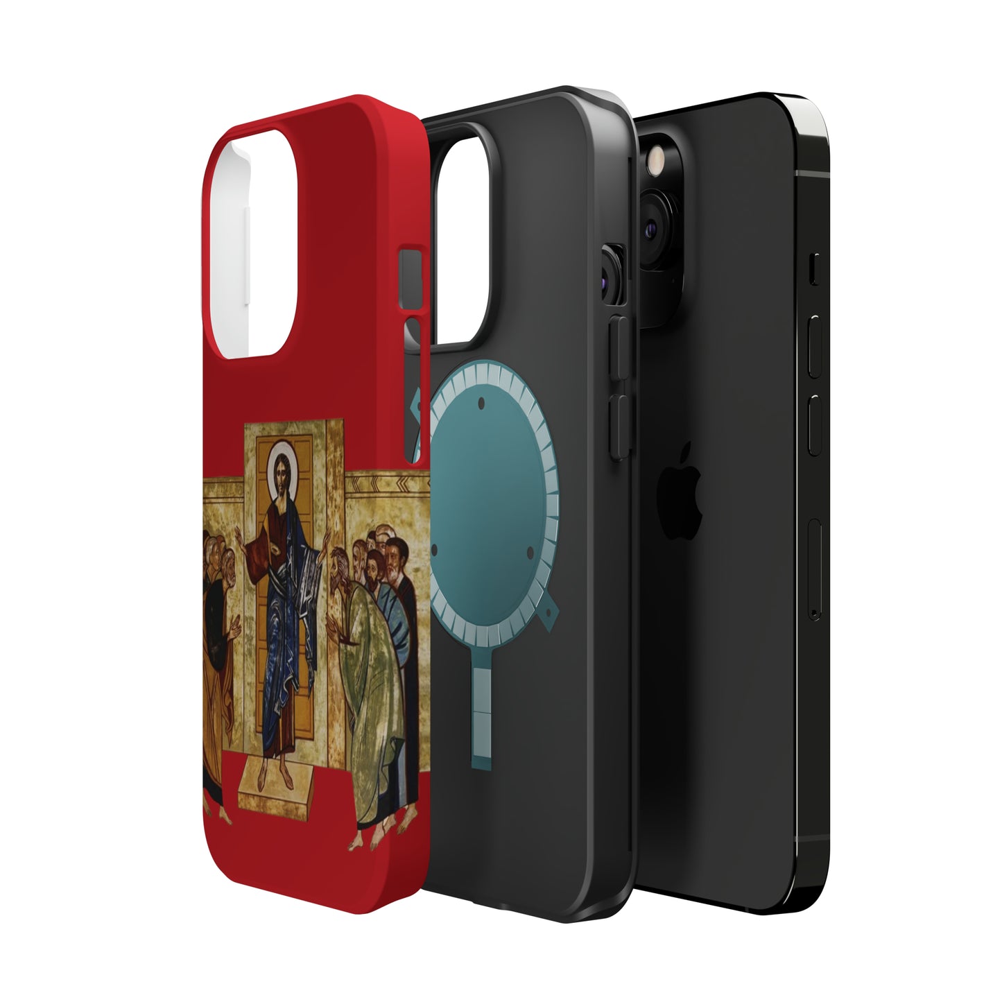 Apparition to the Disciples iPhone's MagSafe Tough Cases (Red)